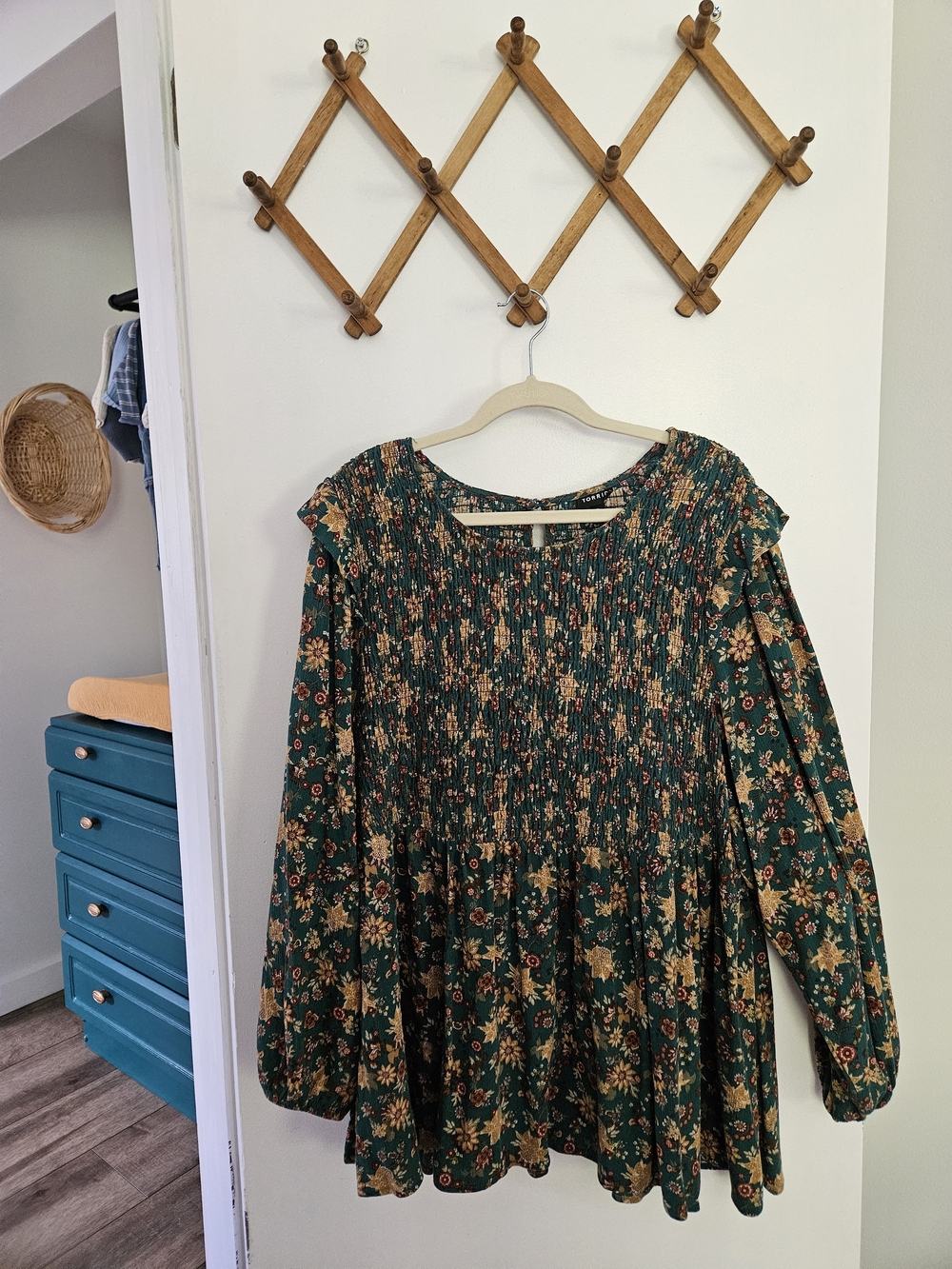 Torrid Floral Smocked Top